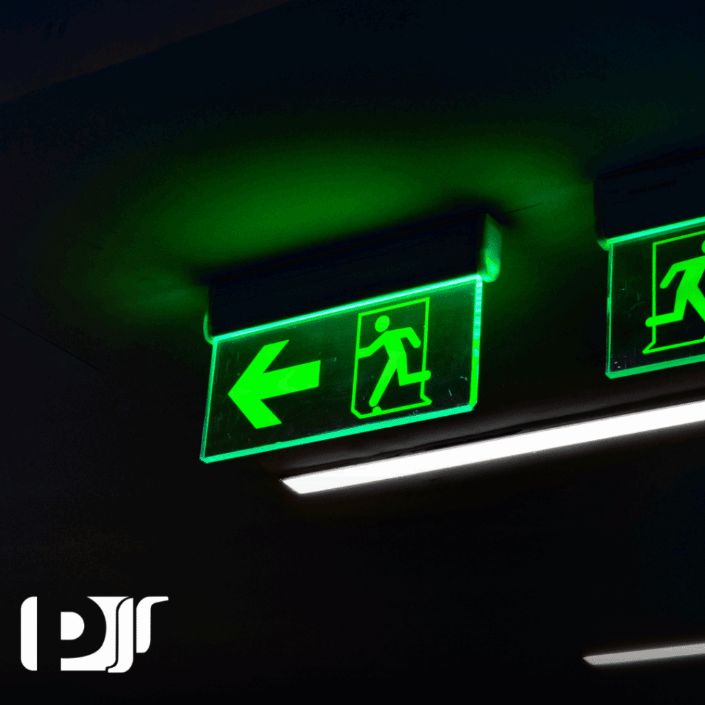 Saídas de incêndio AVCB